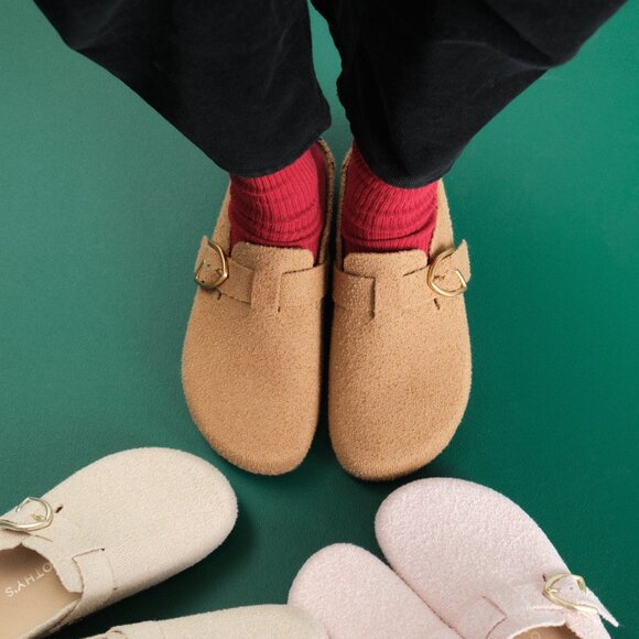 Rothy's The Buckle Clog - Wren Bouclé Size 8 - Picture 3 of 3